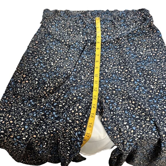 Kaffe floral Print Jumpsuit With Short Sleeves & Belted Waist Size UK 42 = US 14 - Picture 11 of 13